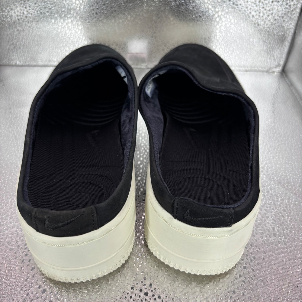 Nike Air Force 1 Sage Low Mule Black Suede Platform Sneaker BV8249001 Womens 8.5 - Picture 4 of 7